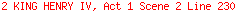 2 KING HENRY IV, Act 1 Scene 2 Line 230