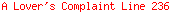 A Lover's Complaint Line 236