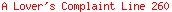 A Lover's Complaint Line 260