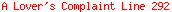A Lover's Complaint Line 292