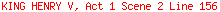 KING HENRY V, Act 1 Scene 2 Line 156