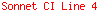 Sonnet CI Line 4