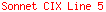 Sonnet CIX Line 5