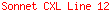 Sonnet CXL Line 12