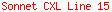 Sonnet CXL Line 15