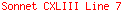 Sonnet CXLIII Line 7