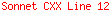 Sonnet CXX Line 12