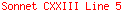 Sonnet CXXIII Line 5