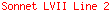Sonnet LVII Line 2