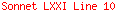 Sonnet LXXI Line 10