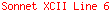 Sonnet XCII Line 6