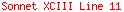 Sonnet XCIII Line 11