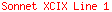 Sonnet XCIX Line 1