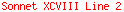Sonnet XCVIII Line 2