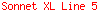 Sonnet XL Line 5