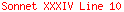 Sonnet XXXIV Line 10