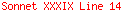 Sonnet XXXIX Line 14
